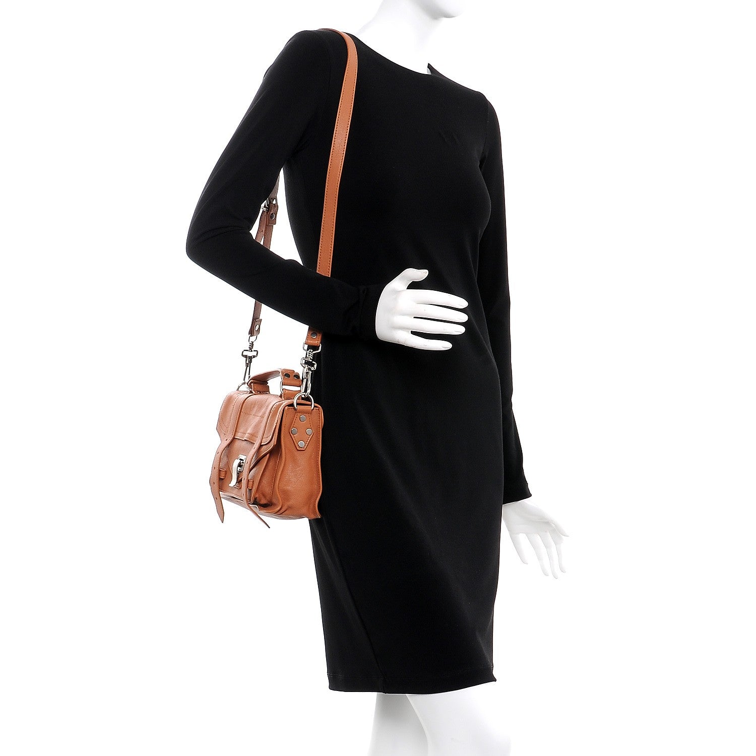 Proenza Schouler Lambskin Tiny PS1 Satchel Dune 2 of 6