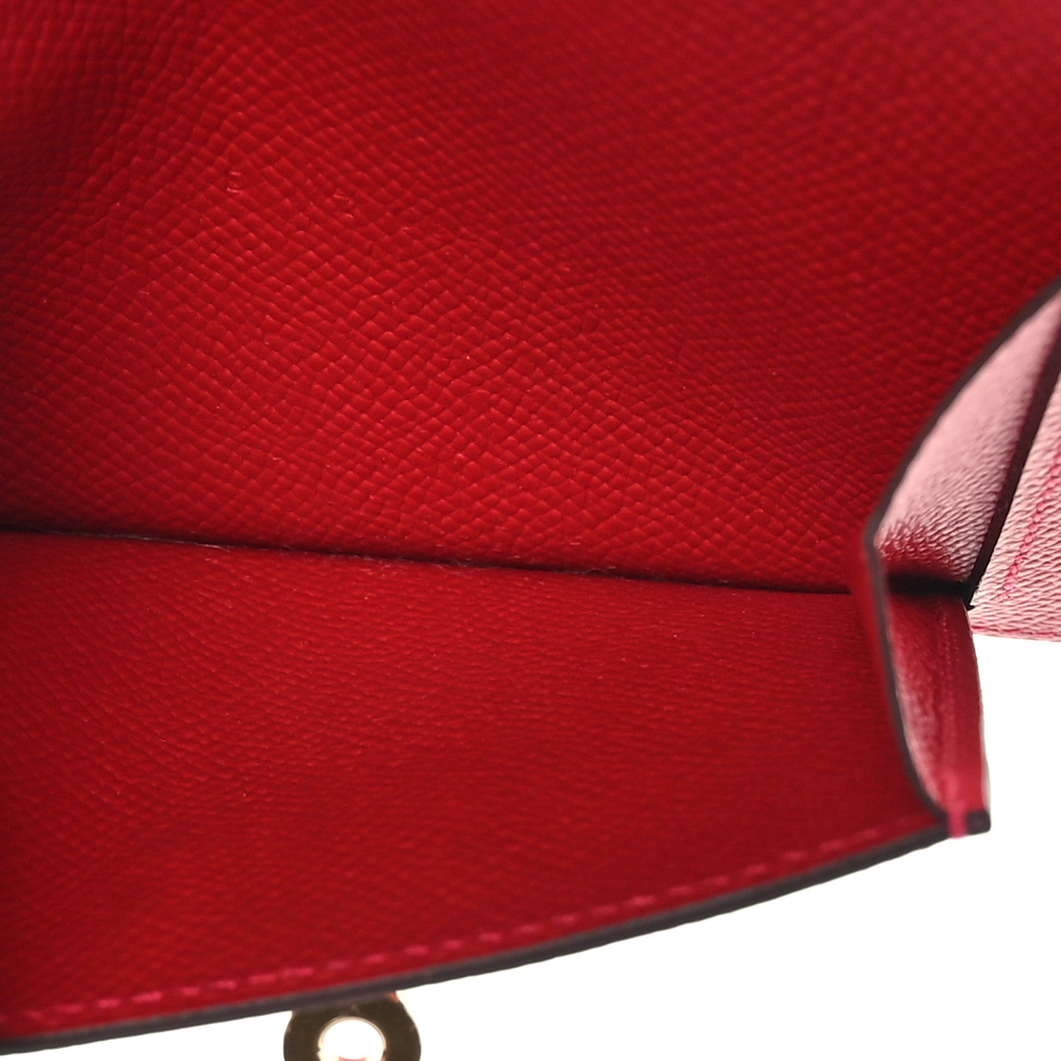 Hermes Epsom Kelly Pocket Compact Wallet Rouge Piment 5 of 7