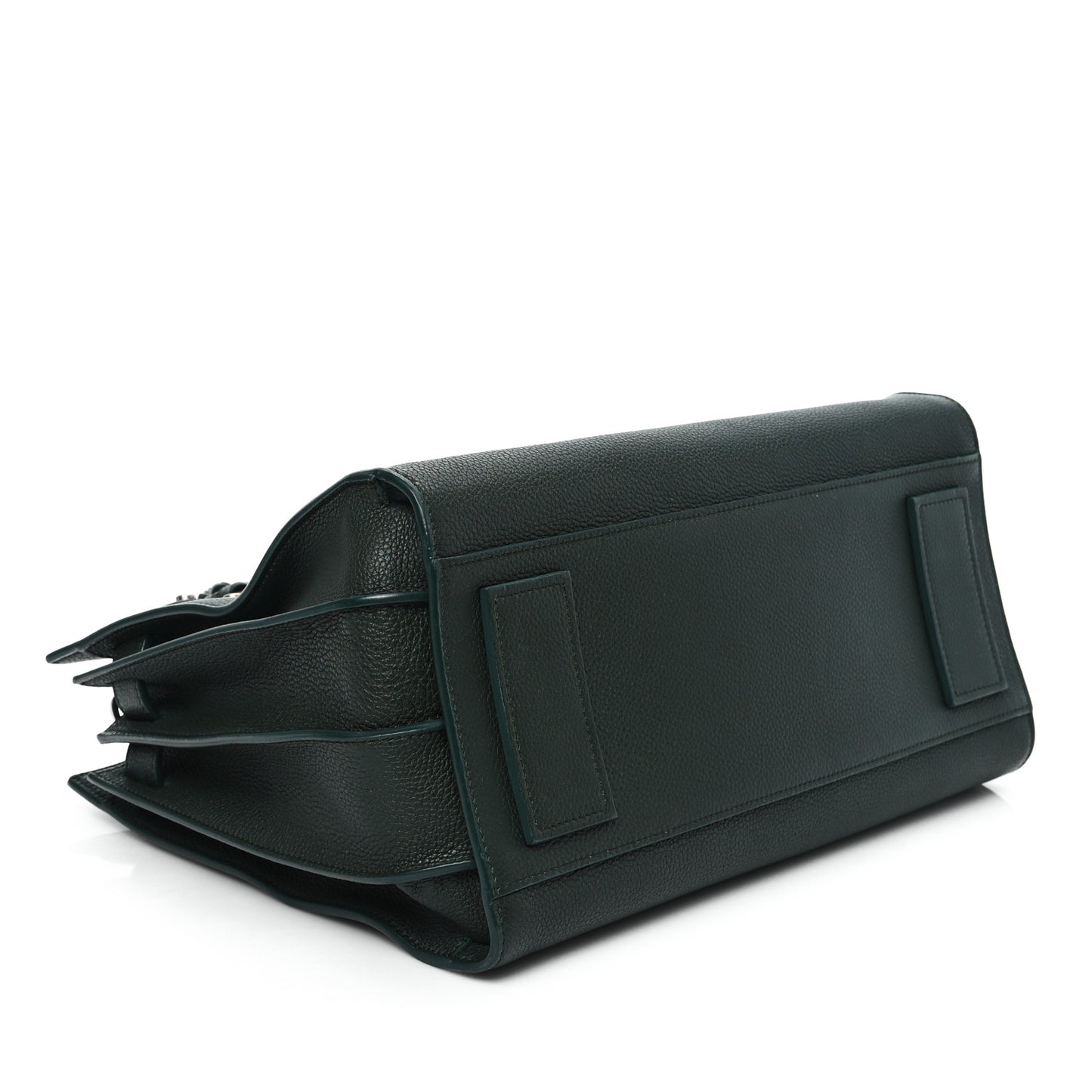 Grained Calfskin Small Supple Sac De Jour Dark Vert