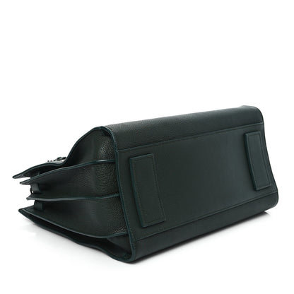 Saint Laurent Grained Calfskin Small Supple Sac De Jour Dark Vert 5 of 13