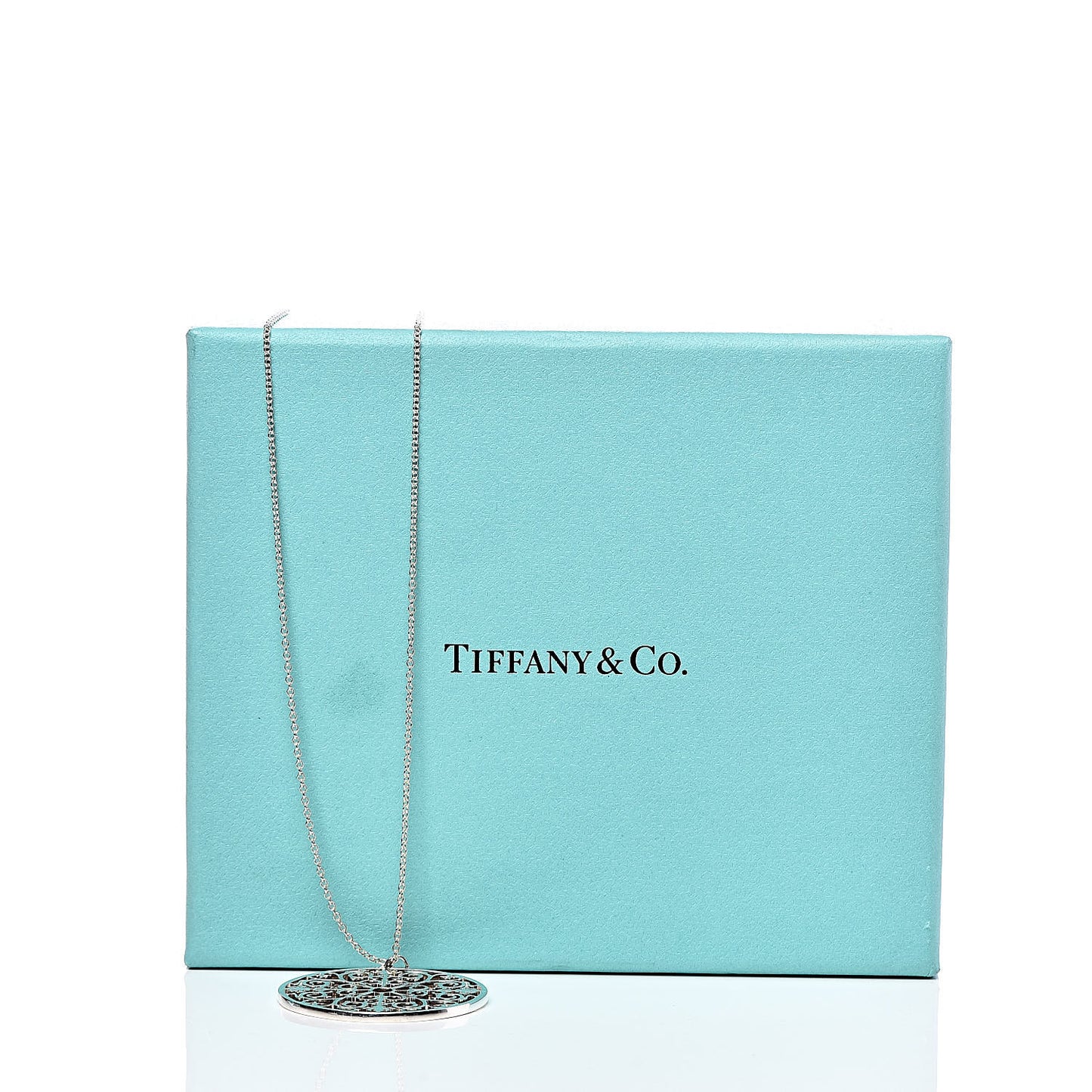 Sterling Silver Enchant Round Medallion Pendant Necklace
