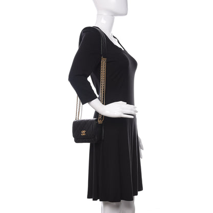 Chanel Lambskin Quilted Small Multiple Chain Flap Black 2 of 11