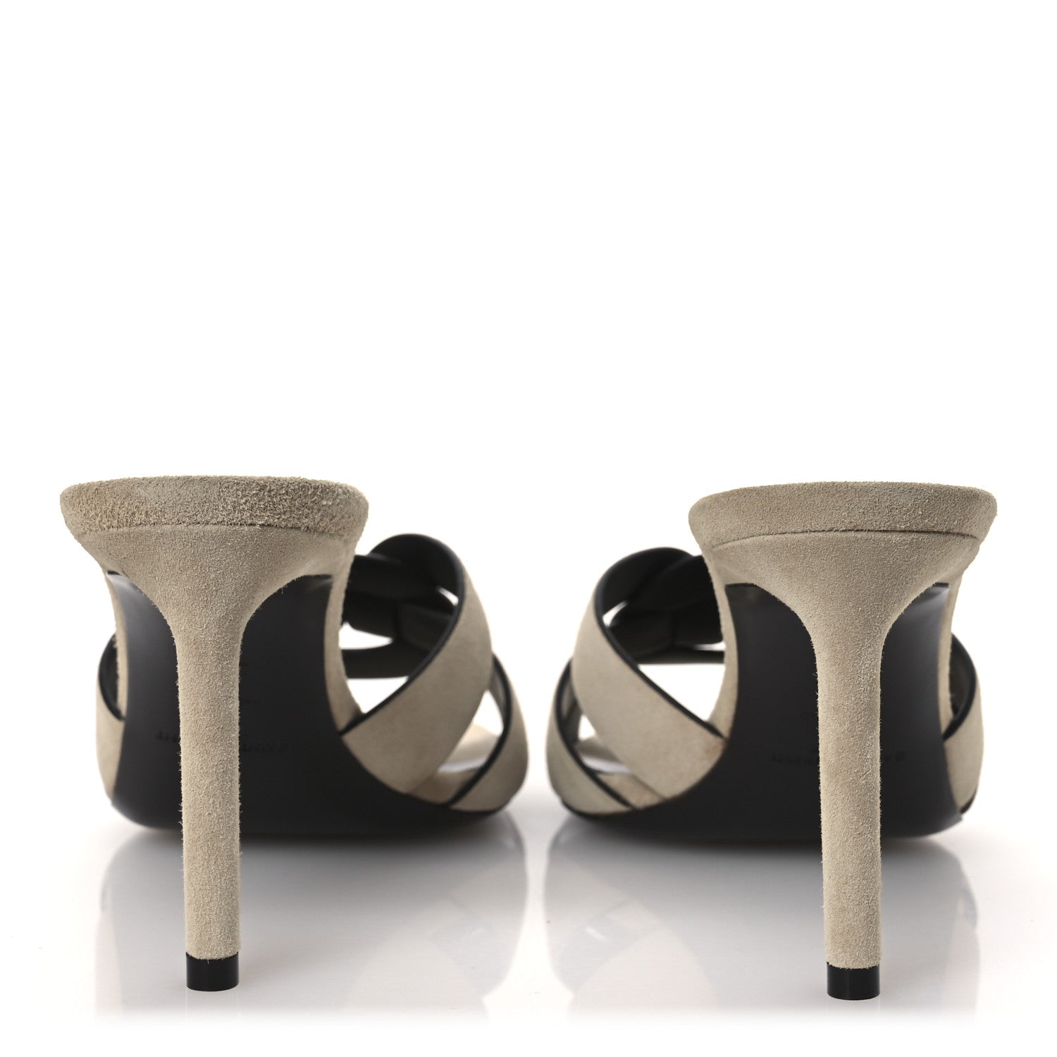 Saint Laurent Suede Tribute 85 Slide Sandals 37.5 Sand 6 of 13