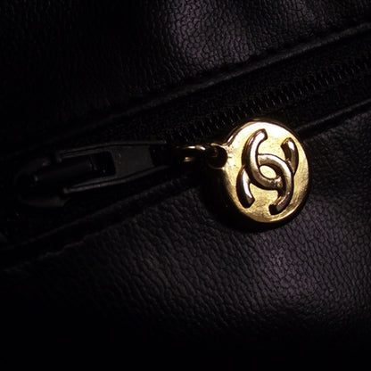 Chanel Vintage Leather XXL Jumbo Black 11 of 12