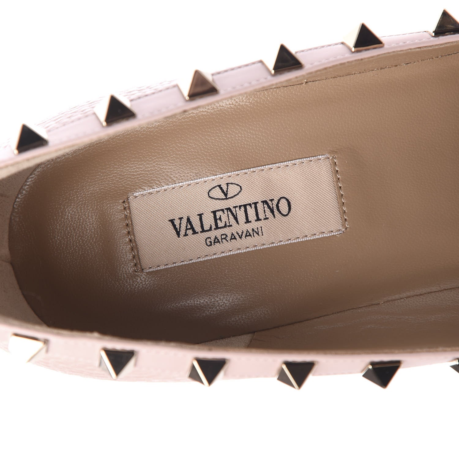 Valentino Garavani Pebbled Calfskin Rockstud 85mm Pumps 39 Rose Quartz 6 of 10