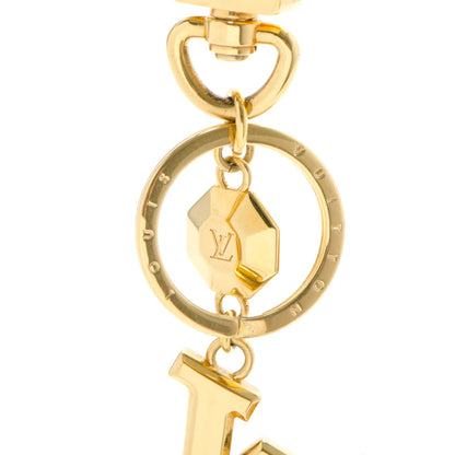 Louis Vuitton LV Facettes Bag Charm Key Holder Gold 3 of 4
