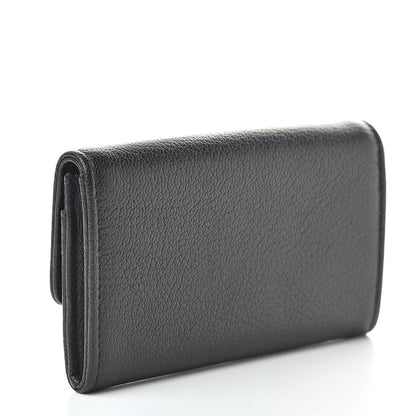 Chanel Goatskin Camellia CC Flap Card Holder Black 3 of 11
