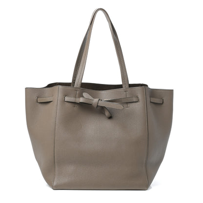 Celine Soft Grained Calfskin Small Belt Cabas Phantom Taupe 1 of 9