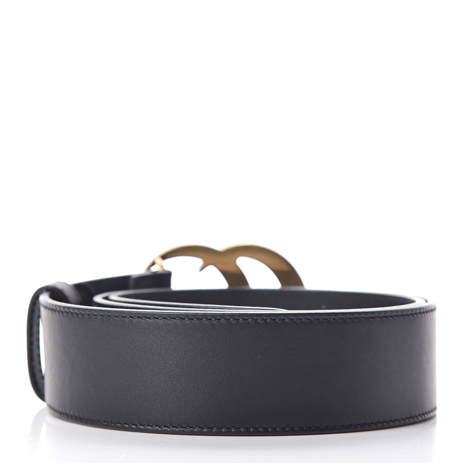 Gucci Calfskin Double G 40mm Belt 85 34 Black 3 of 7