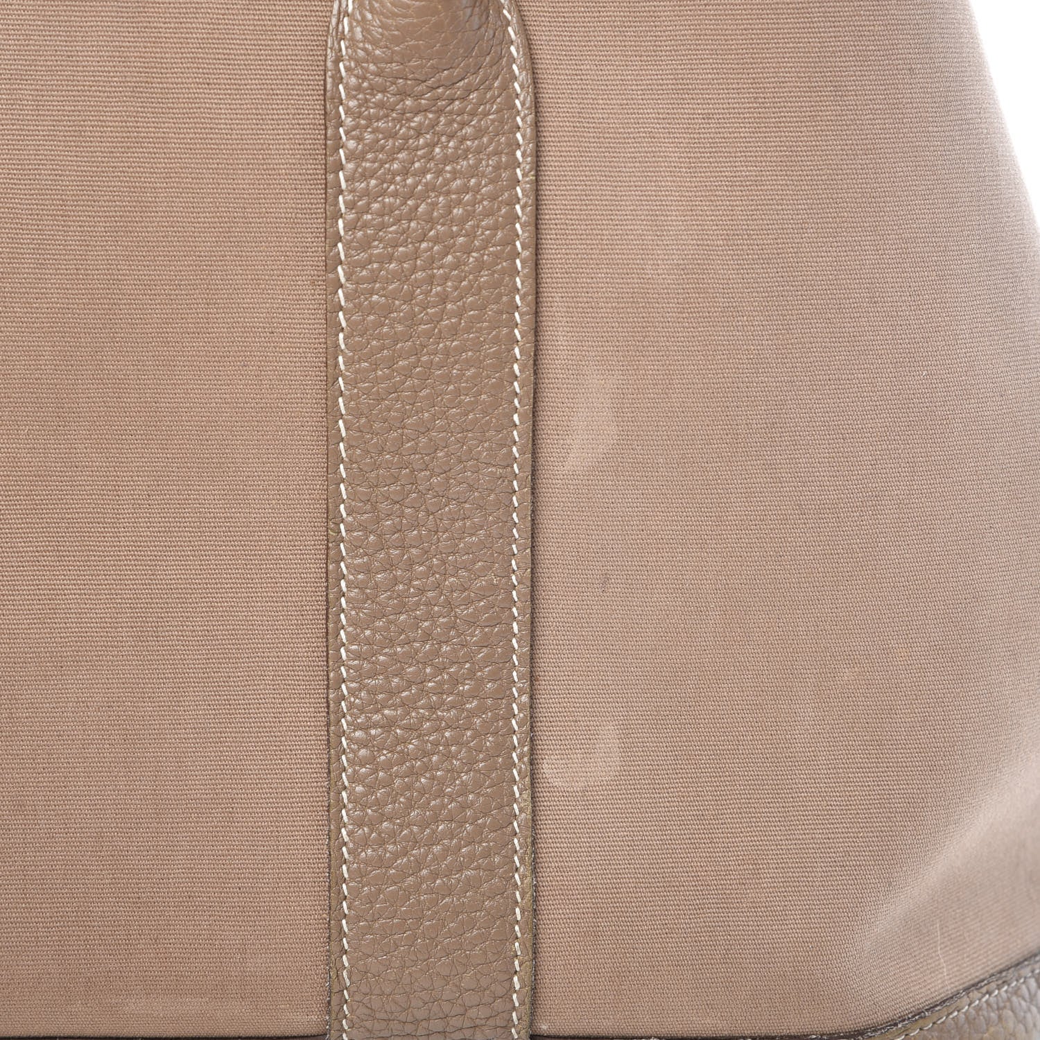 Hermes Toile Buffle Garden Party 36 MM Tote Etoupe 14 of 27