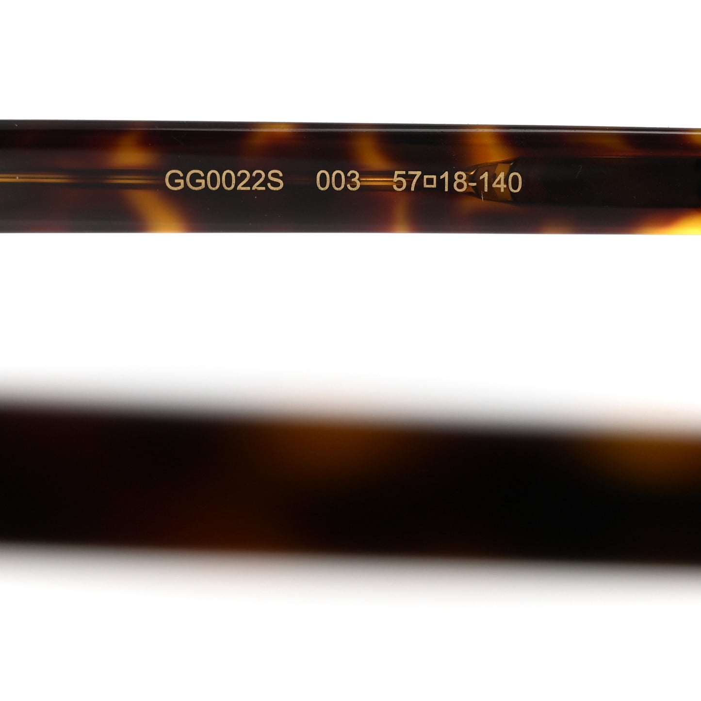 Acetate GG Sunglasses GG0022S Havana