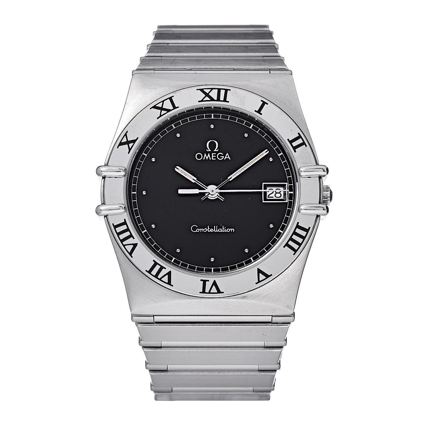 Stainless Steel 33mm Constellation Quartz Watch Black 396.1076