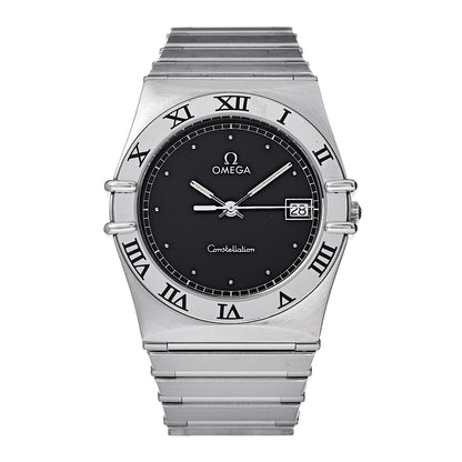 Omega Stainless Steel 33mm Constellation Quartz Watch Black 396.1076 1 of 6
