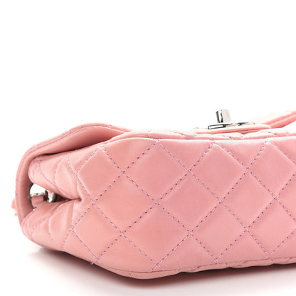 Chanel Lambskin Quilted Mini Square Flap Pink 7 of 8