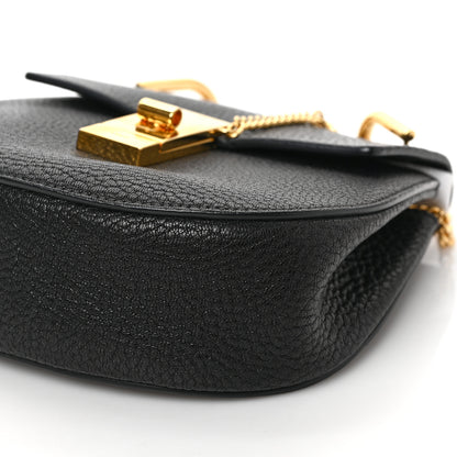Chloe Goatskin Nano Drew Shoulder Bag Black 7 of 7