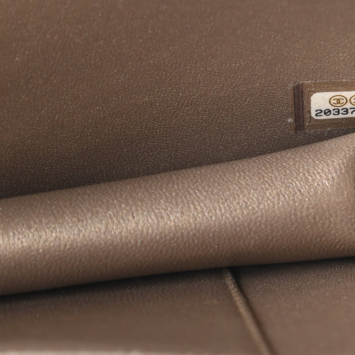 Metallic Lambskin Crystal Boy Flap Clutch Gold