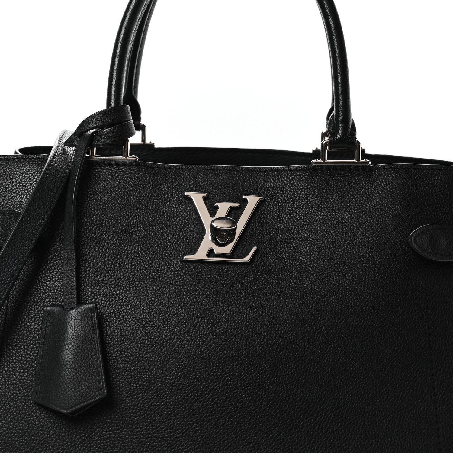 Louis Vuitton Calfskin Lockme Day Black 8 of 11