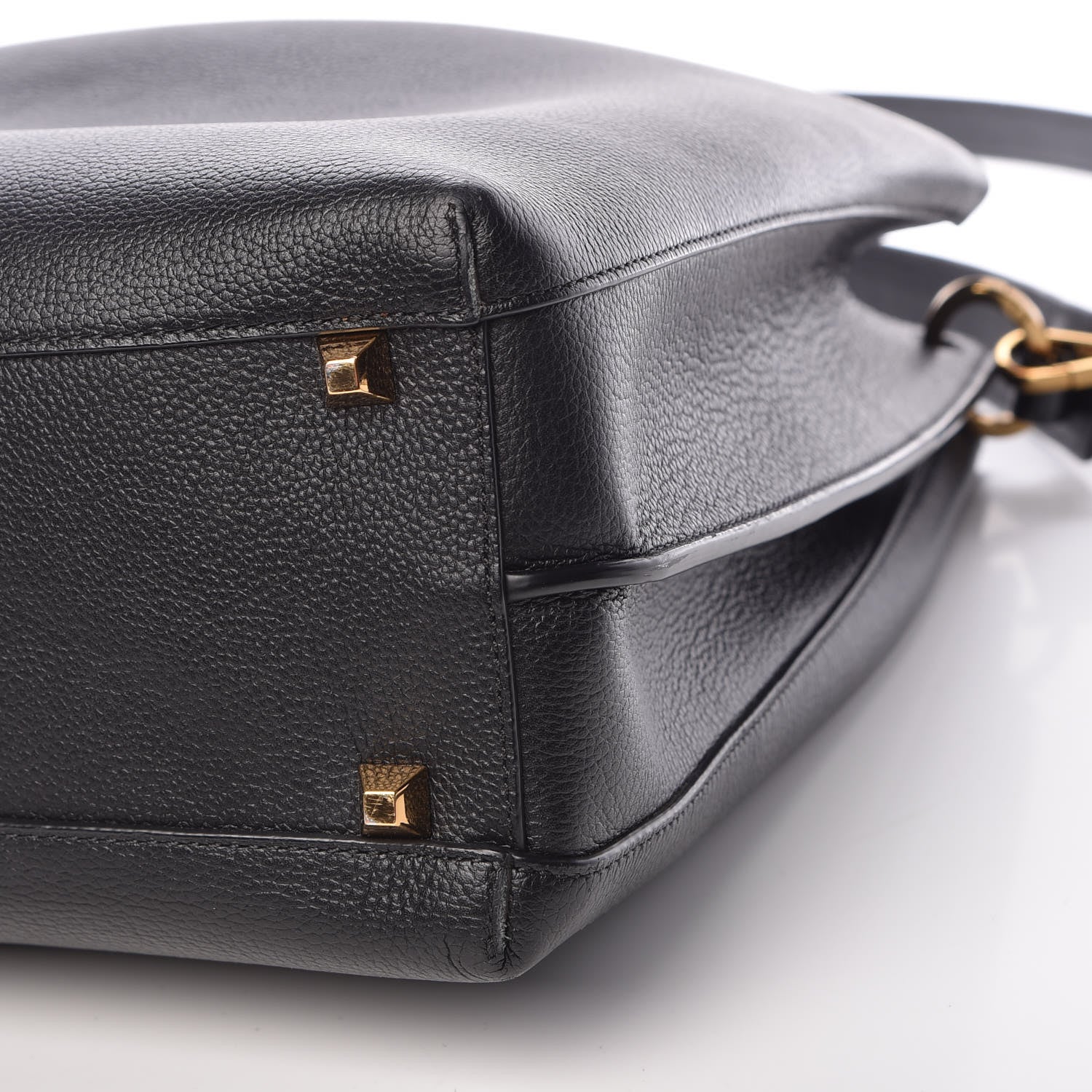 MCM Grained Calfskin Large Milla Hobo Black 14 of 14
