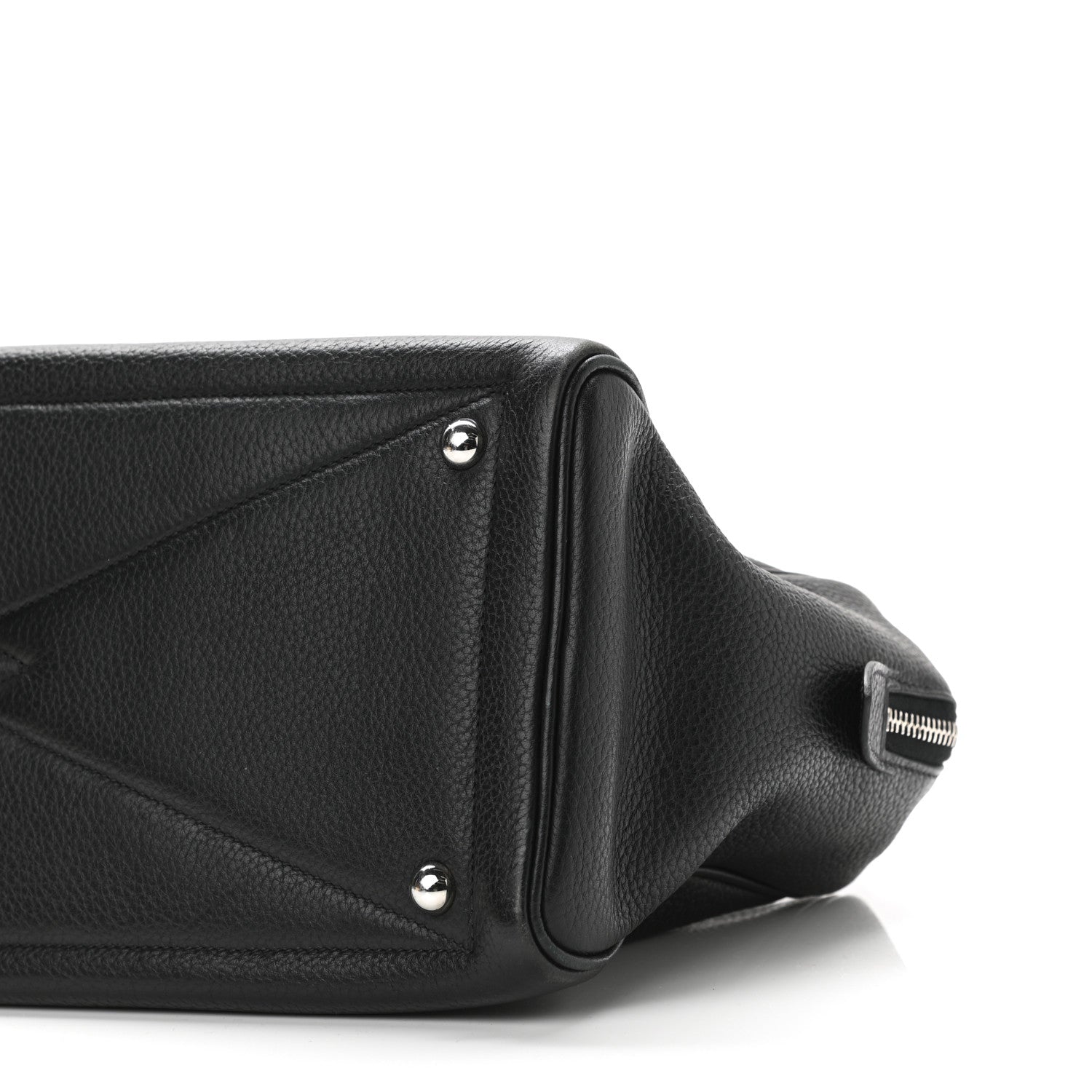 Hermes Taurillon Clemence Victoria II 35 Black 11 of 11