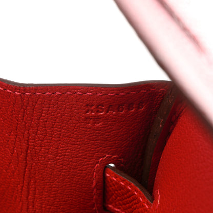 Hermes Epsom Birkin 35 Rouge Casaque 7 of 14