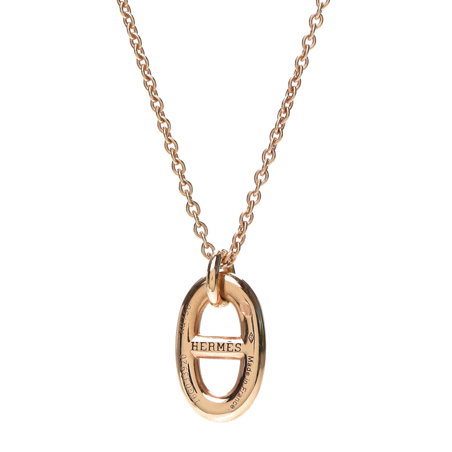 Hermes 18K Rose Gold PM Farandole Pendant Necklace 5 of 6