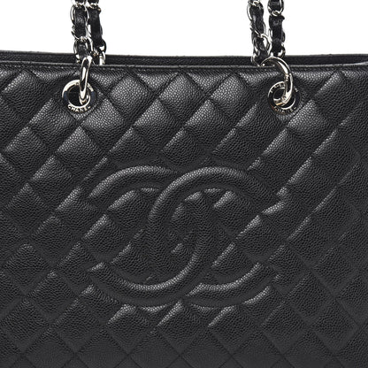 Chanel Caviar Quilted Grand Shopping Tote GST Black 9 of 10