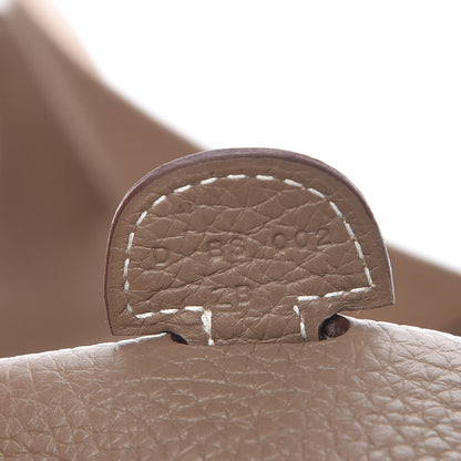 Hermes Taurillon Clemence Evelyne III PM Etoupe 7 of 10