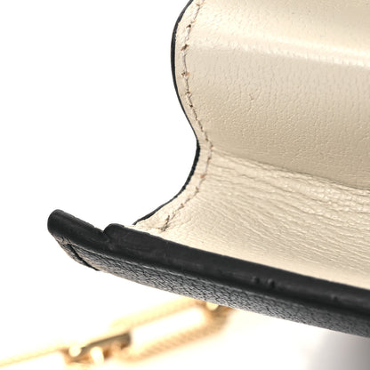 Gucci Calfskin Snakeskin Medium Ottilia Top Handle Bag  White Black 15 of 16