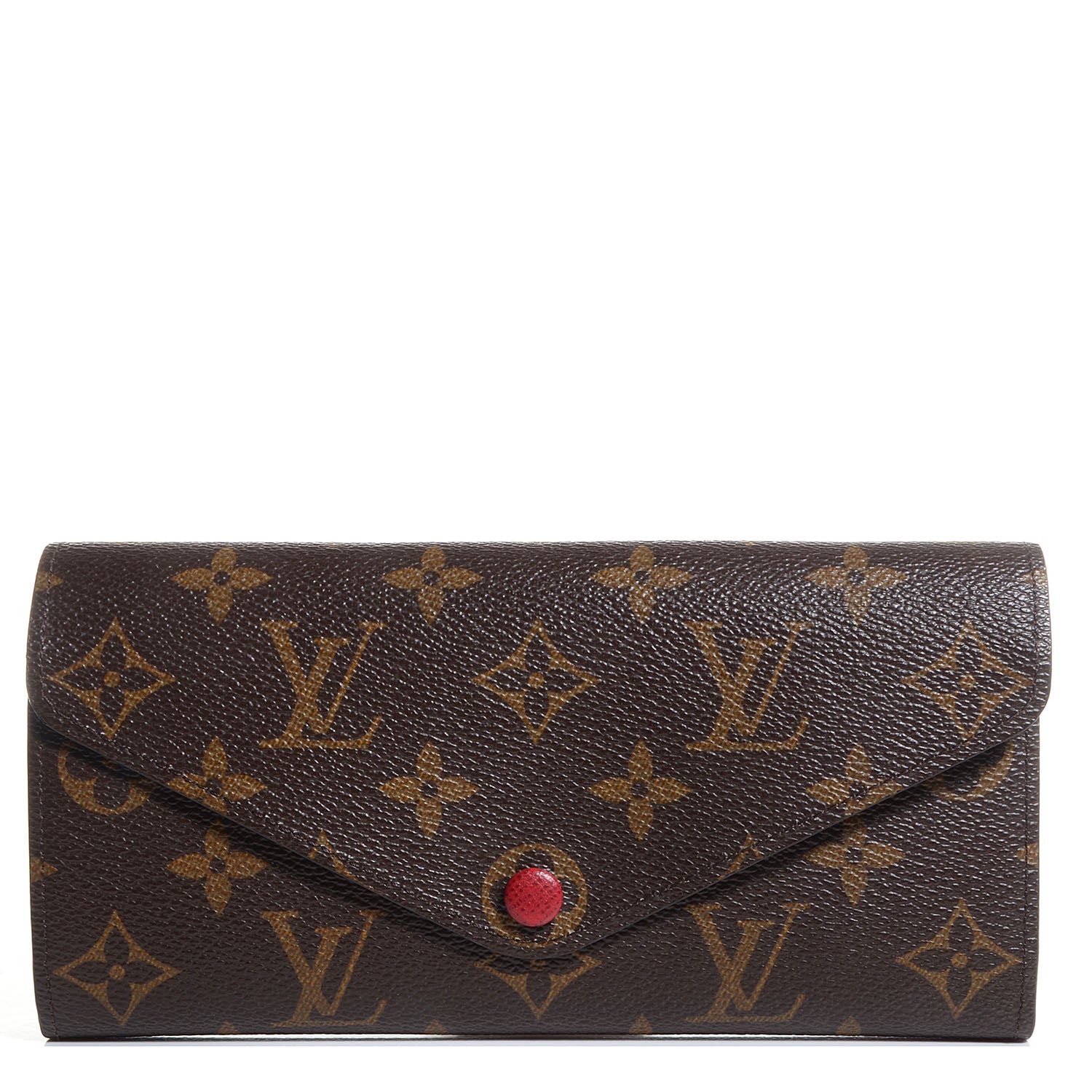 Louis Vuitton Monogram Josephine Wallet Red 1 of 8