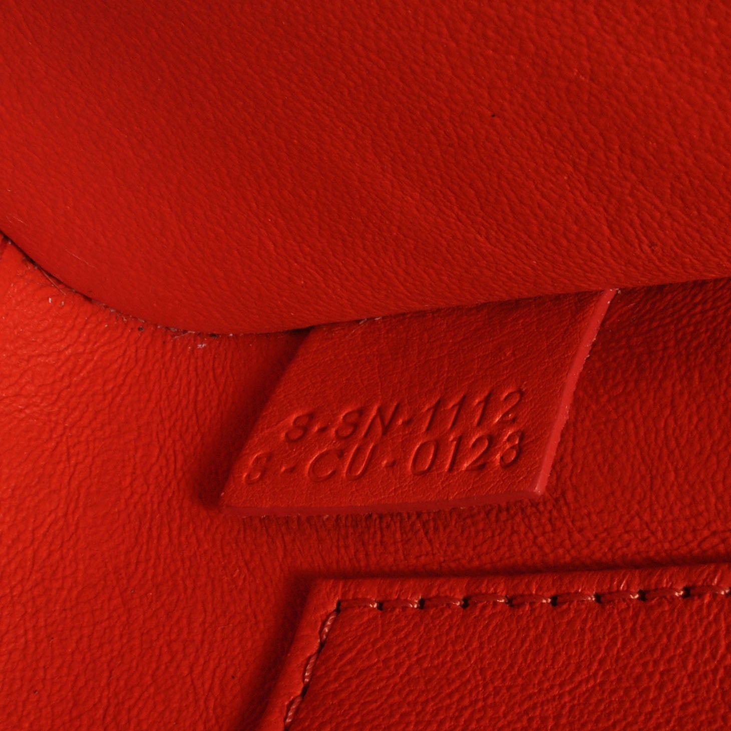 Celine Smooth Calfskin Nano Luggage Orange 8 of 8