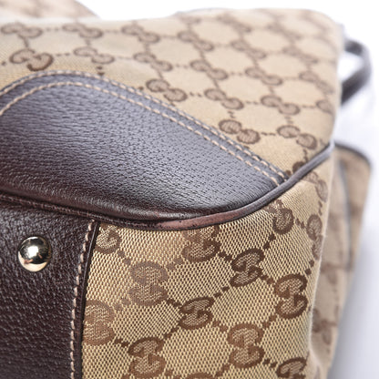 Gucci Monogram Medium Princy Tote Dark Brown 11 of 20