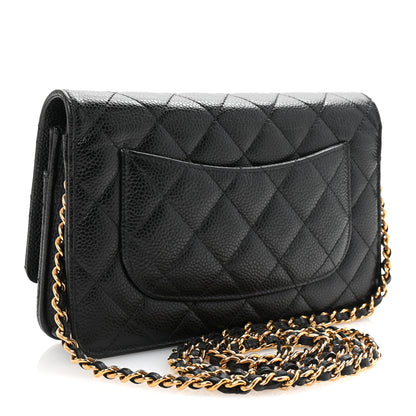 Chanel Caviar Quilted Wallet On Chain WOC Black 3 of 11