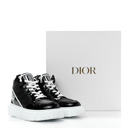 Christian Dior Nylon Fabric Womens D-Player High Top Sneakers 37 Black 9 of 9