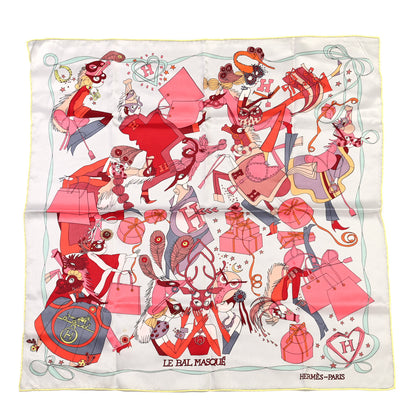 Hermes Silk Le Bal Masque Scarf 70 1 of 5
