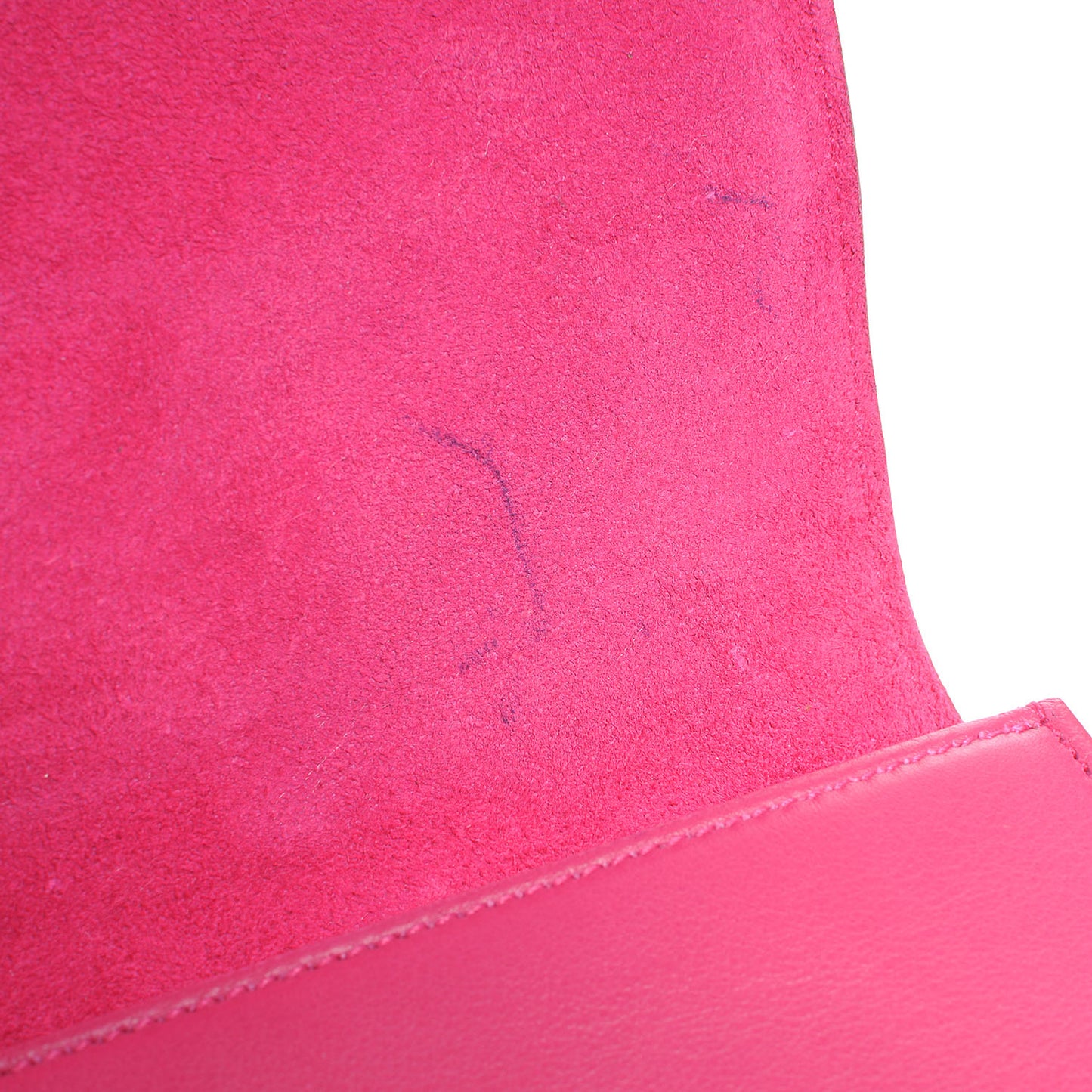 Leather Classic Y Chyc Clutch Fuchsia