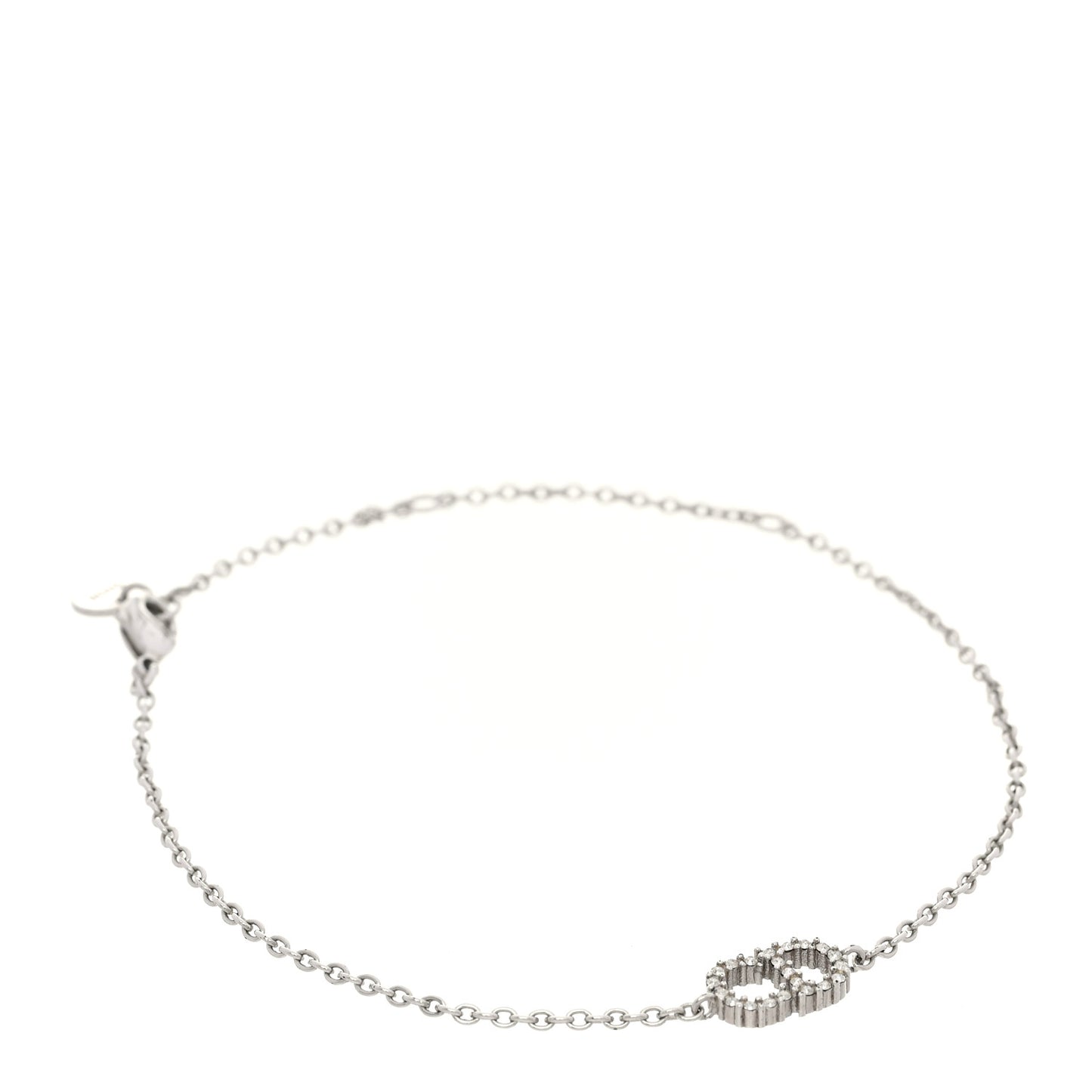Crystal CD Bracelet Silver
