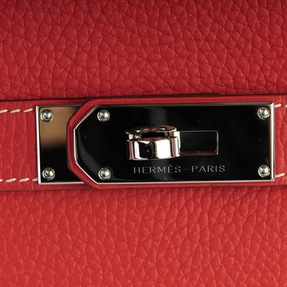 Hermes Taurillon Clemence Jypsiere 31 Sanguine Bougainvillea 11 of 22