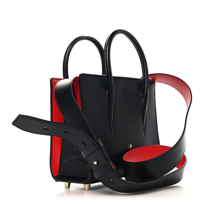 Christian Louboutin Calfskin Spikes Loubinthesky Mini Paloma Black Multicolor 3 of 9