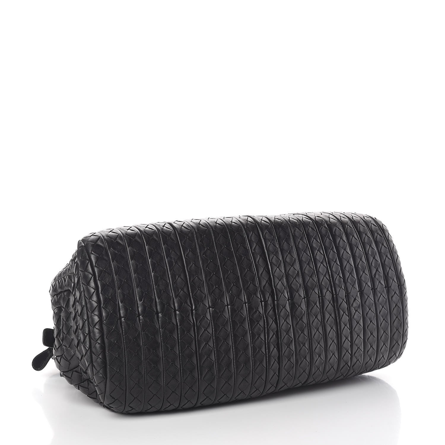 Bottega Veneta Nappa Intrecciato New Bond Satchel Black 4 of 9