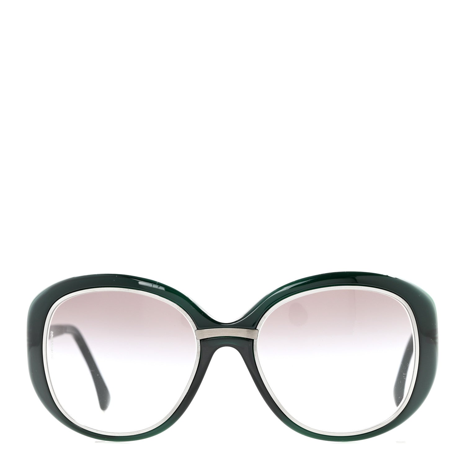 Chanel Acetate Oversized Frame Sunglasses 6045-T Green 2 of 8