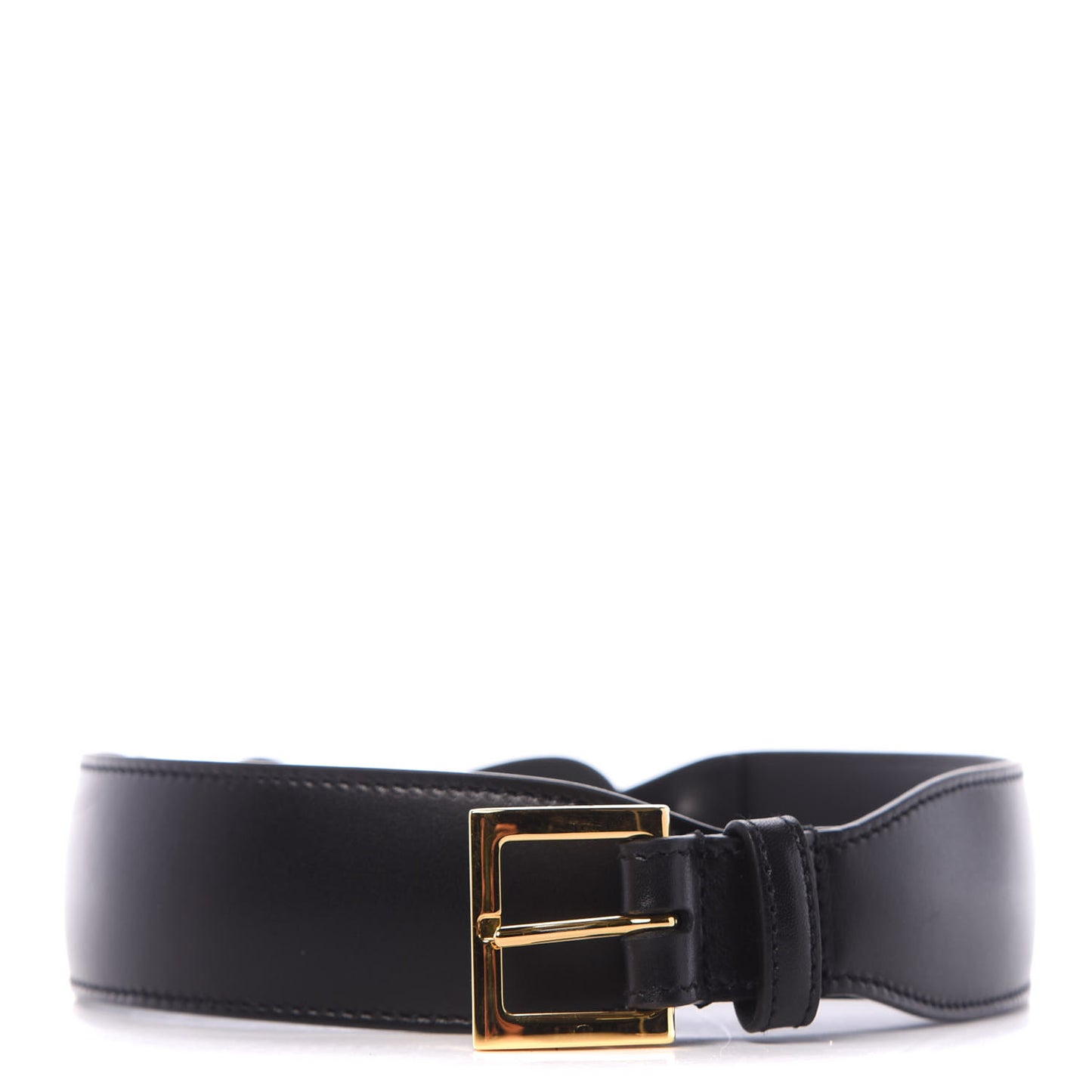 Efesto Leather Horsebit 25mm Belt 60 24 Black