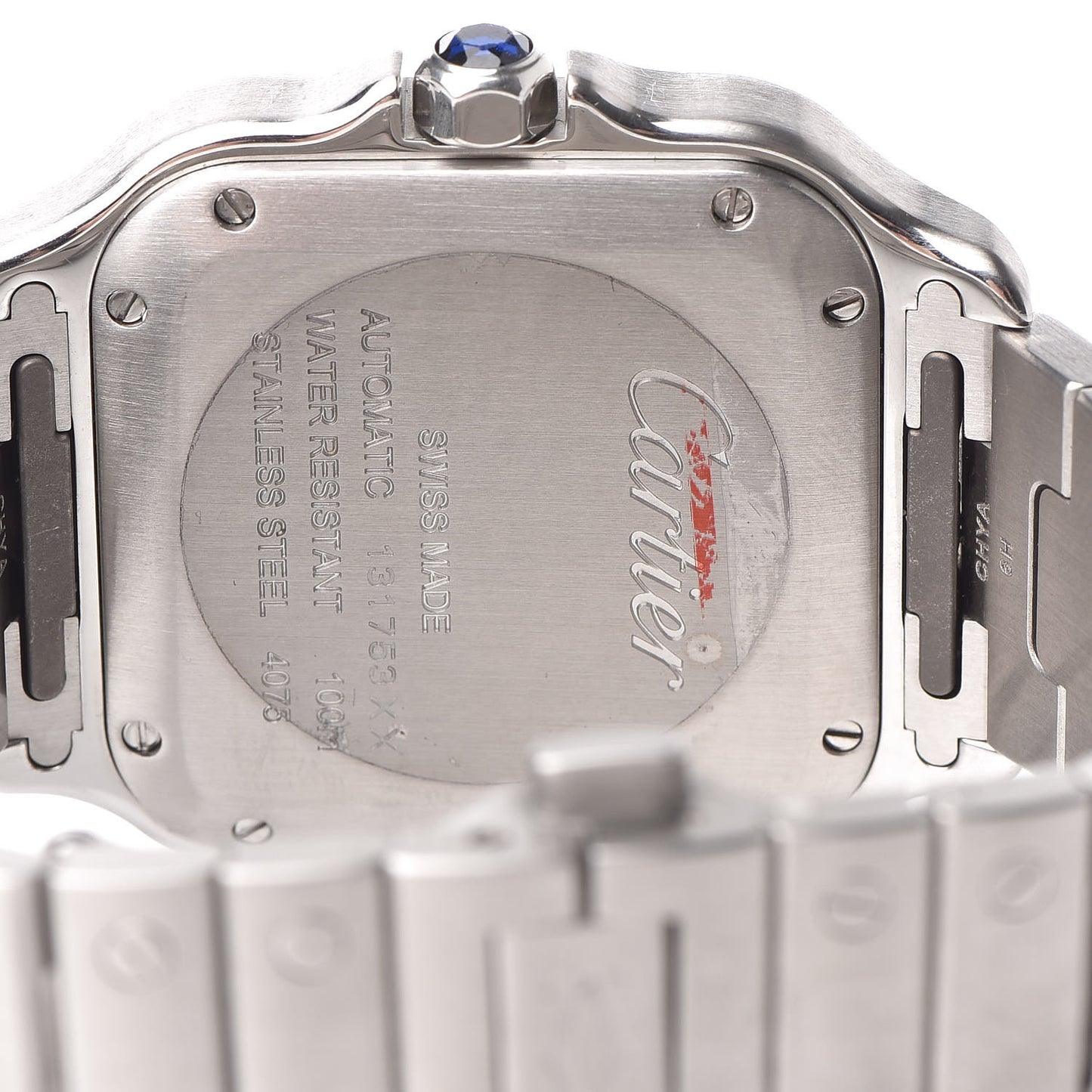 Stainless Steel 35mm Santos de Cartier Automatic Watch