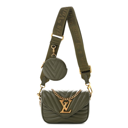 Louis Vuitton Calfskin New Wave Multi Pochette Kaki 1 of 11