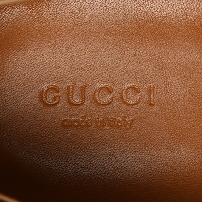Gucci Goatskin Womens Horsebit Mid-Heel Loafers 38.5 Black 8 of 12