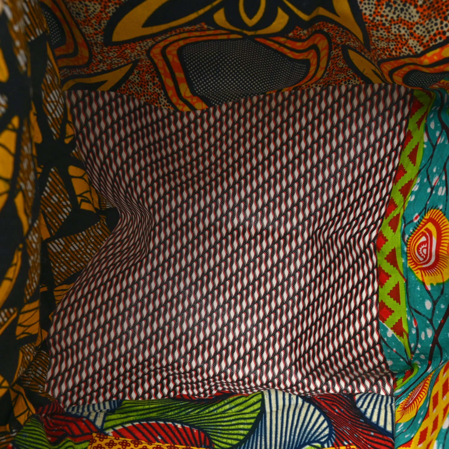 Christian Louboutin Tissu Calfskin Africaba Tote Multicolor 5 of 8