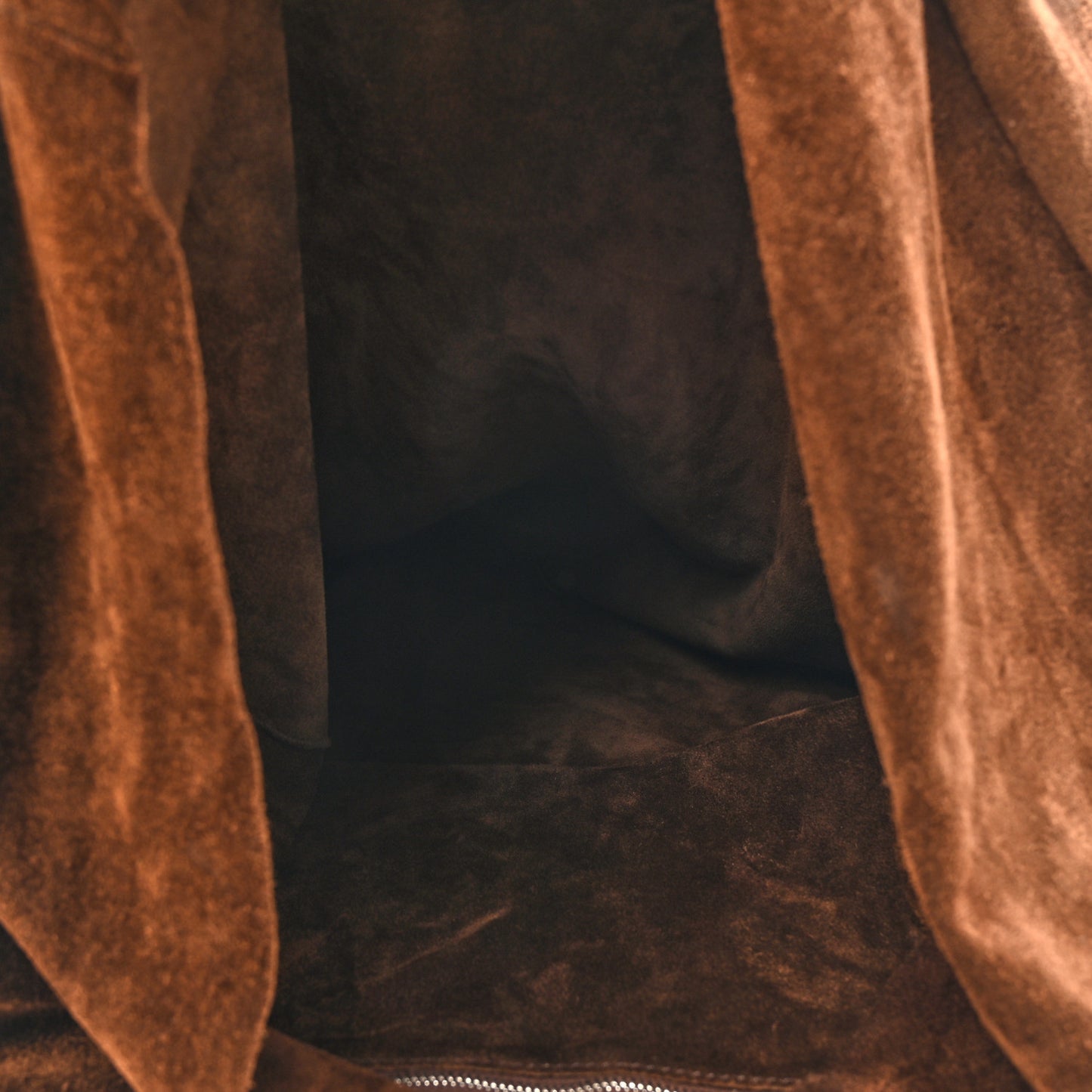 Suede Bindle Bag Espresso