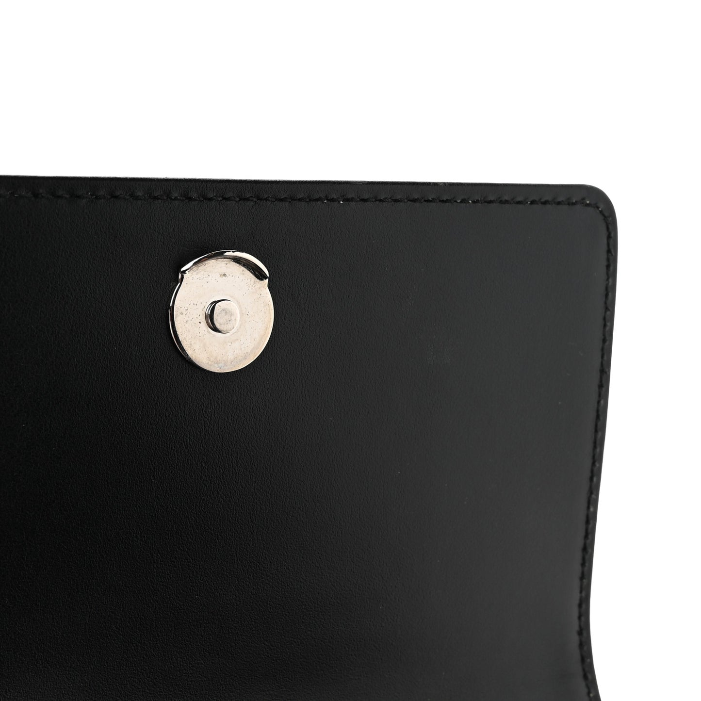 Calfskin GG Tennis Embossed Messenger Bag Black