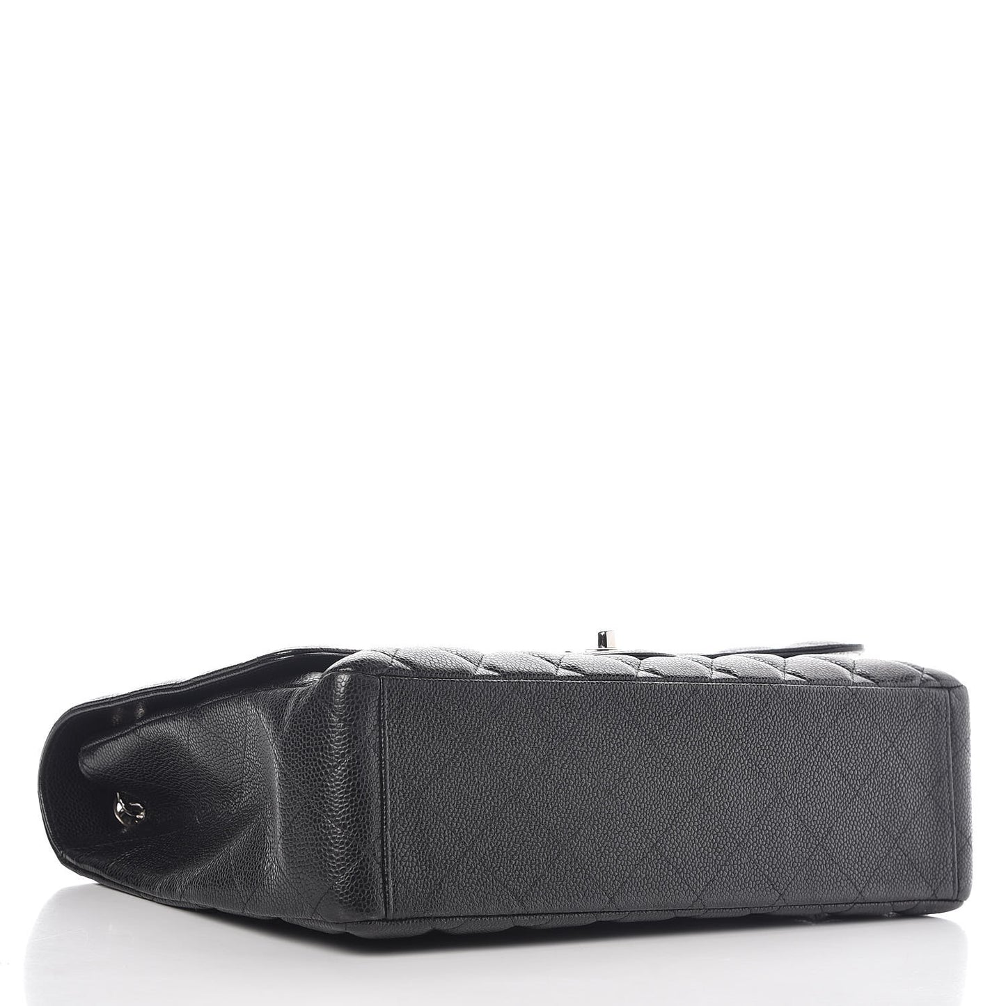 Caviar Quilted Maxi Single Flap Black