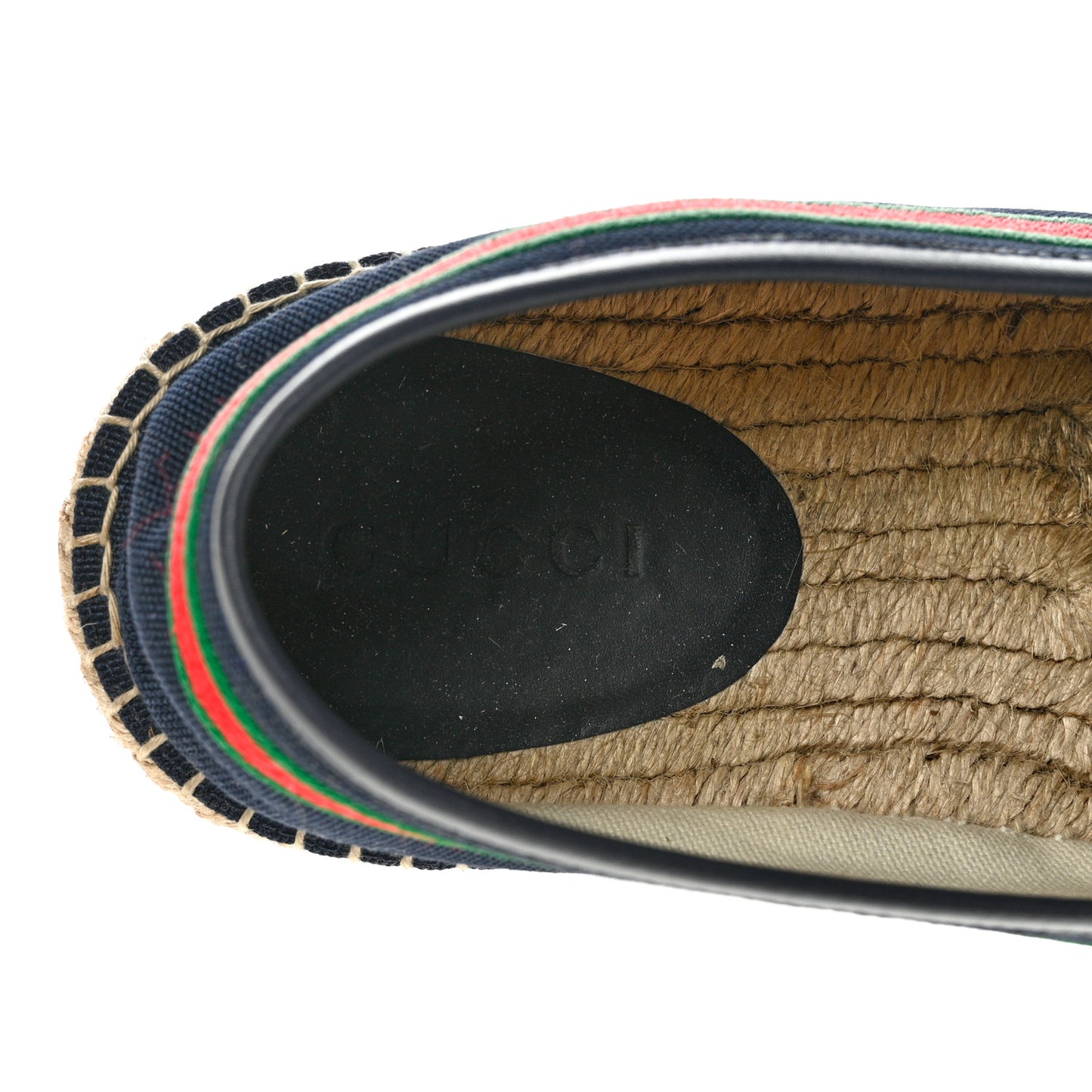 Terry Cloth Mens GG Monogram Espadrilles 9 Blue Red