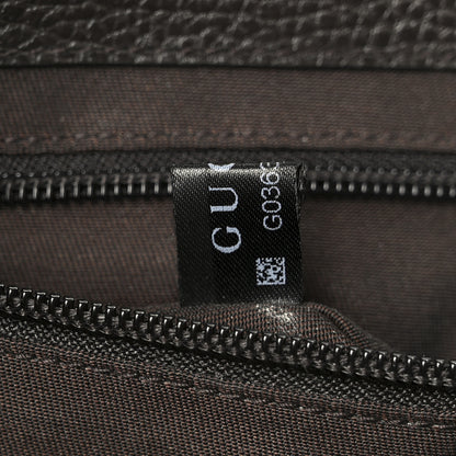 Gucci Monogram Flap Messenger Bag Beige Dark Brown 8 of 11